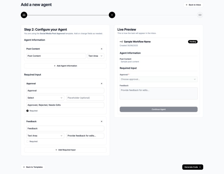 Agent Inbox: Human-in-the-Loop for AI Agents – screenshot 2