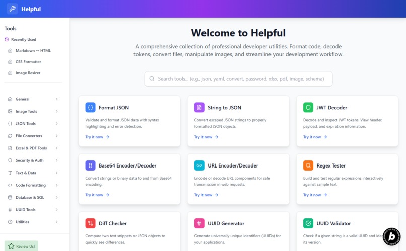 Helpful (Dev Tools) – screenshot 2