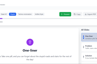 PitchIt! – AI Startup Deck Generator