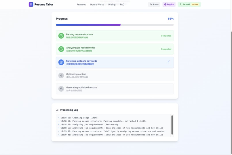 Resume Tailor – screenshot 3