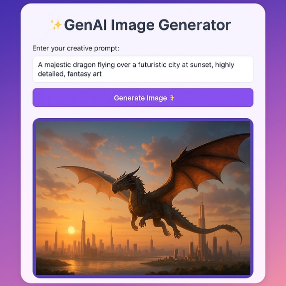 Gen AI image generator  – screenshot 1
