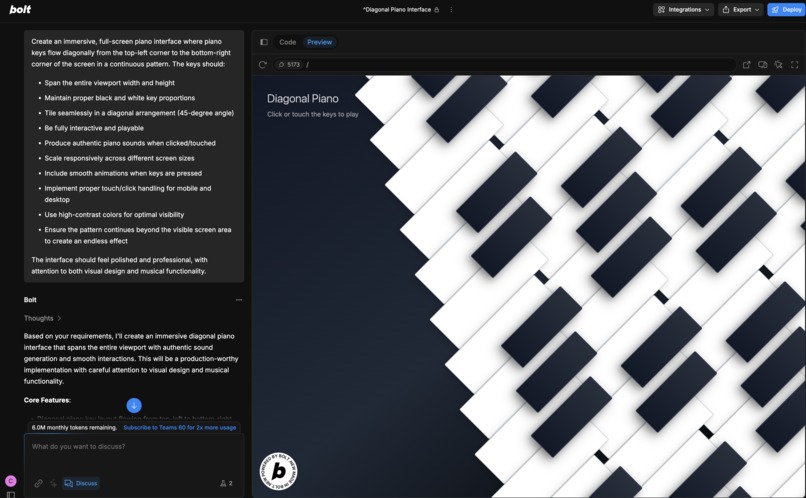 Diagonal Piano – screenshot 1