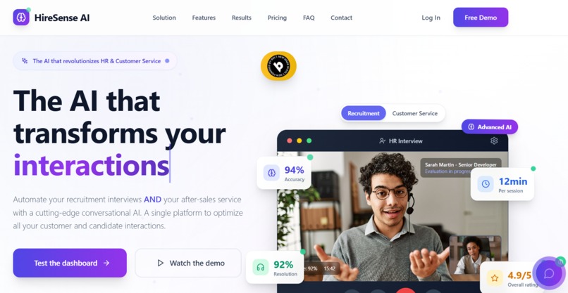 HireSense AI – screenshot 1