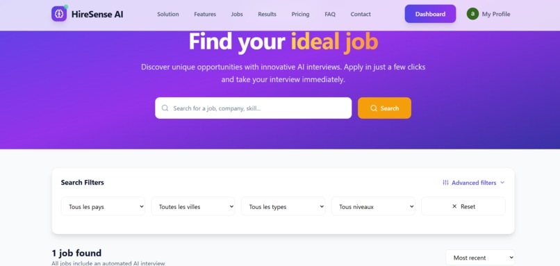 HireSense AI – screenshot 2