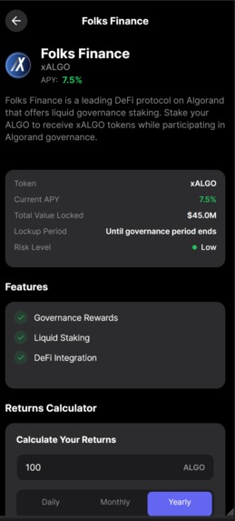 Algohub Wallet – screenshot 9
