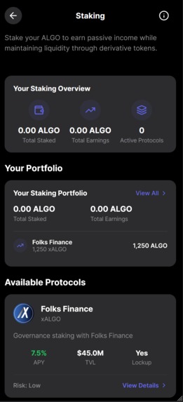 Algohub Wallet – screenshot 8