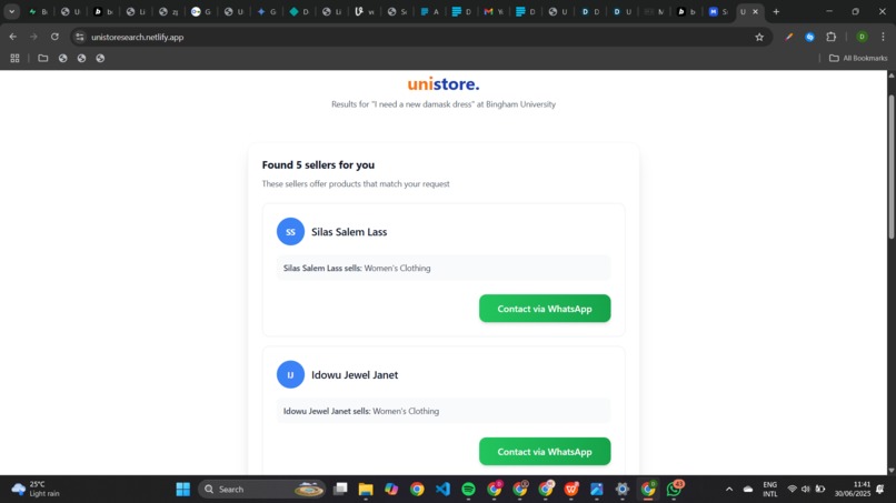 UNISTORE SEARCH – screenshot 3