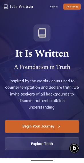 It Is Written – Theological Engine – screenshot 1