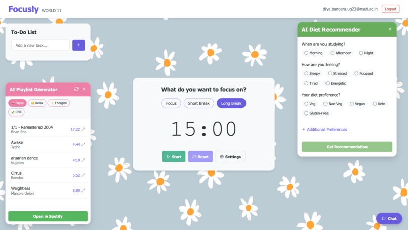 Focusly – screenshot 1