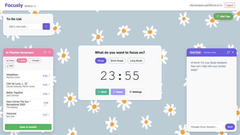 Focusly – screenshot 2