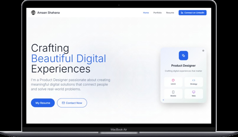 Amaan Portfolio - Resume – screenshot 2