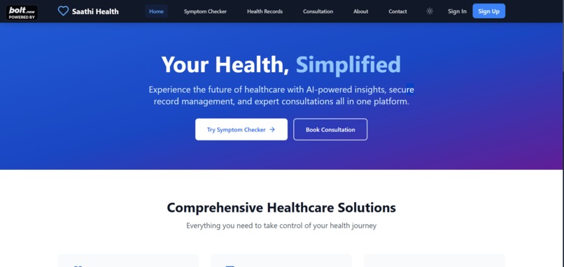 Saathi Health – screenshot 1