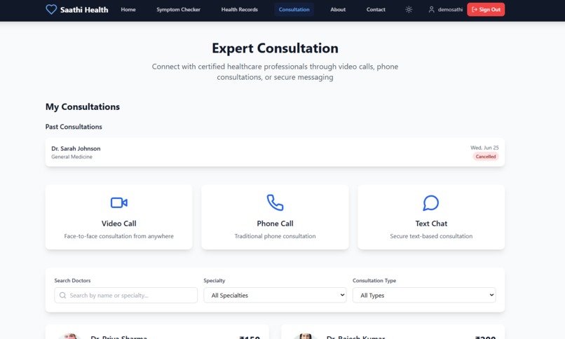 Saathi Health – screenshot 3