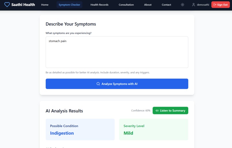 Saathi Health – screenshot 4