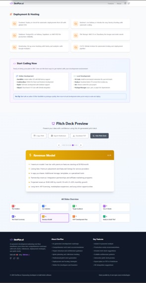 DevPlan.ai — From idea to plan in 1s – screenshot 4
