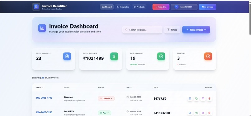 Invoice Beautifier  – screenshot 2