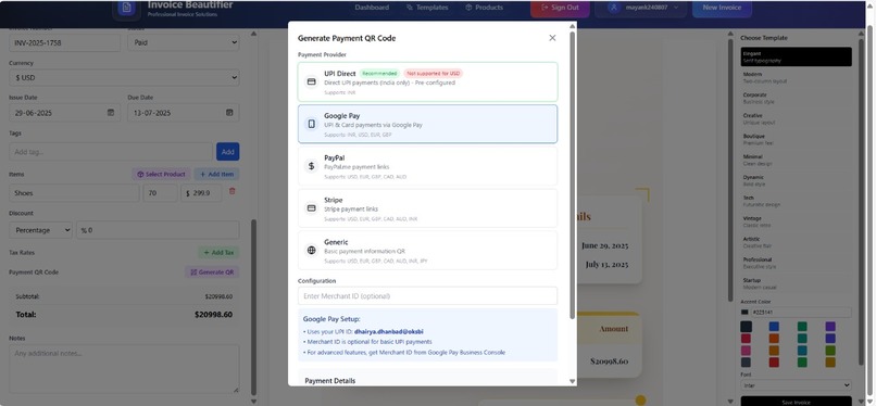 Invoice Beautifier  – screenshot 9