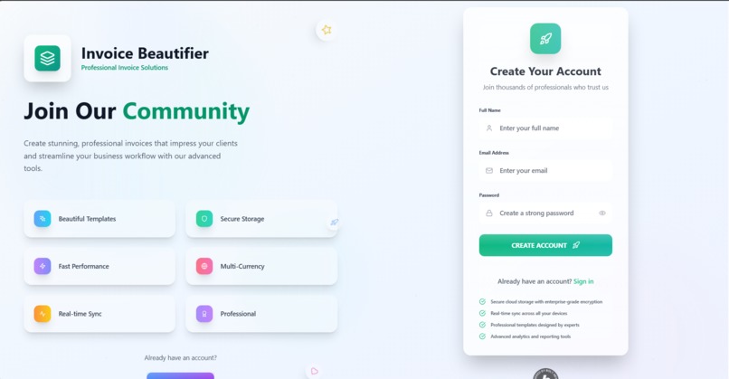 Invoice Beautifier  – screenshot 1