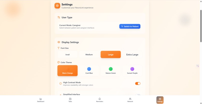 NeuroLink - Dementia Care Assistant  – screenshot 5