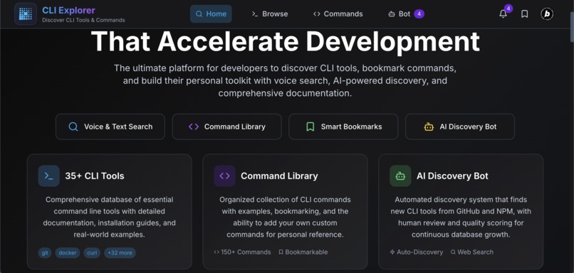 CLI Explorer – screenshot 3