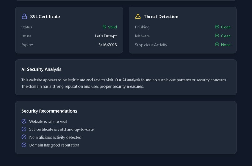 LinkLens Advance URL Security – screenshot 1