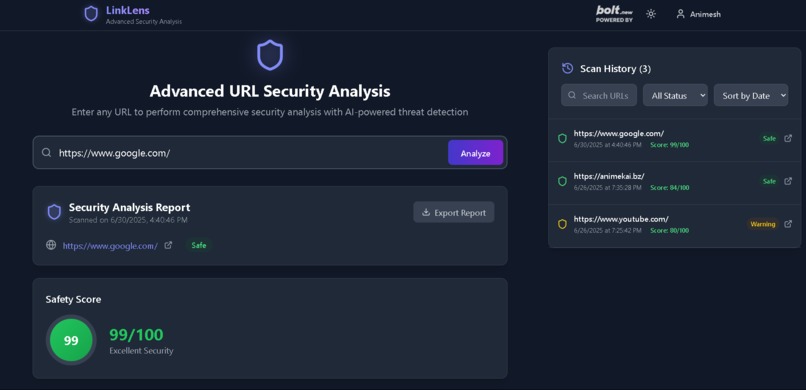 LinkLens Advance URL Security – screenshot 2