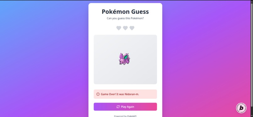 Guess Pokemon – screenshot 1