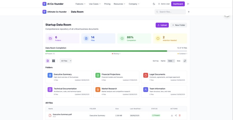 AI Co-Founder – screenshot 2