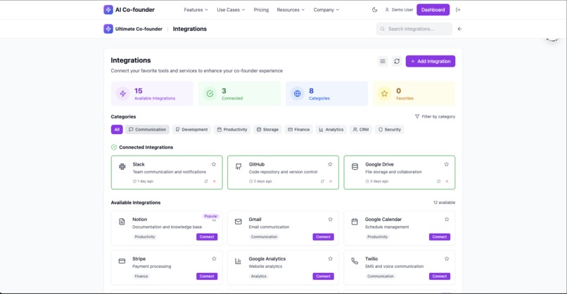 AI Co-Founder – screenshot 3