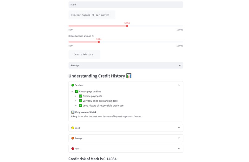 Credit Risk Game – screenshot 2