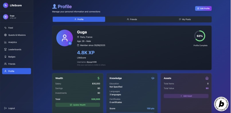 Lifescore – screenshot 5