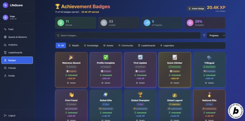 Lifescore – screenshot 3