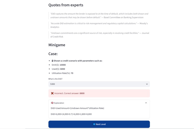 Credit Risk Game – screenshot 4