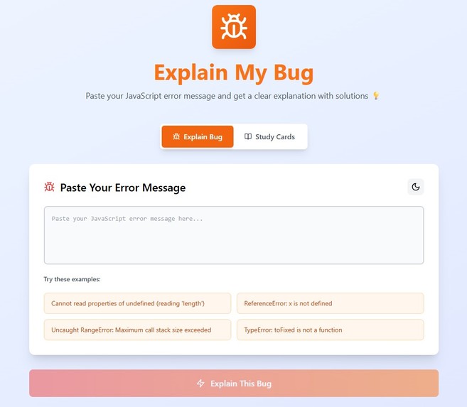 Explain My Bug – screenshot 1