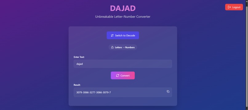 DAJAD – screenshot 2