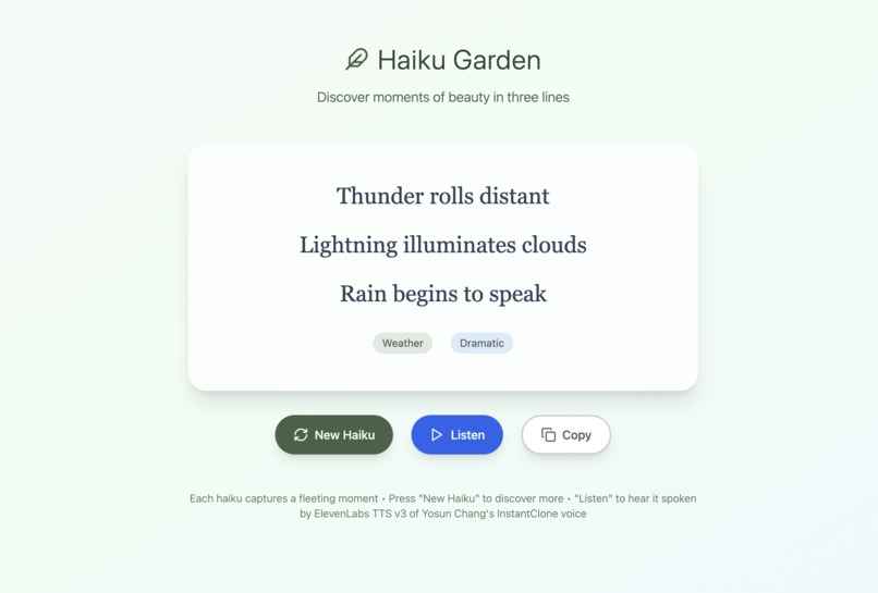Haiku Garden – screenshot 3