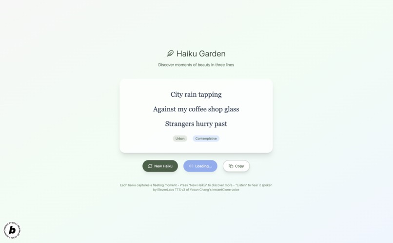 Haiku Garden – screenshot 1