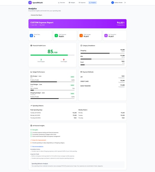 SpendWiseAI – screenshot 5