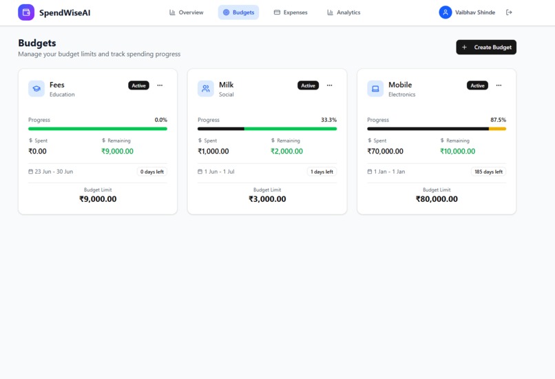 SpendWiseAI – screenshot 3