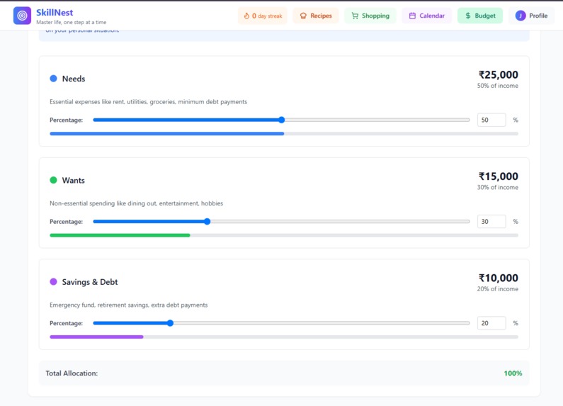 Skillnest – screenshot 2