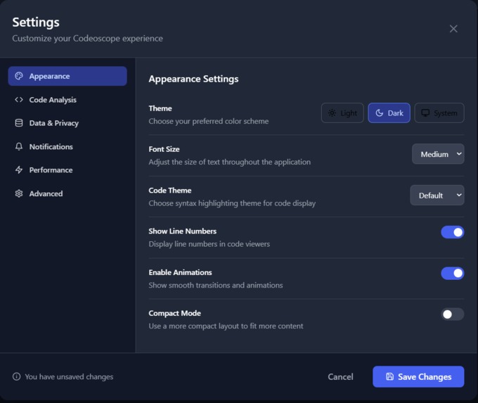 Codeoscope – screenshot 12