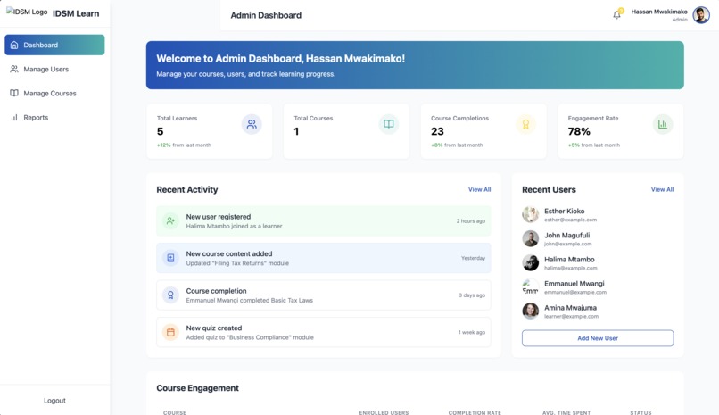 IDSM Learning Platform - One Shot Prompt – screenshot 2