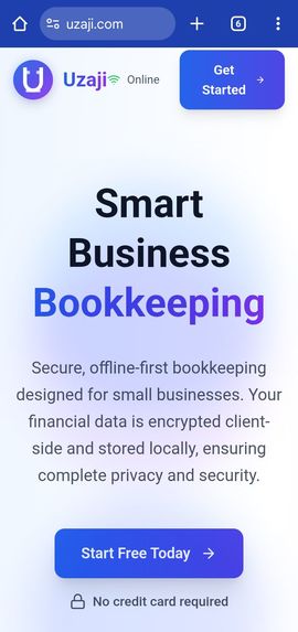 Uzaji - Smart Business Bookkeeping  – screenshot 1