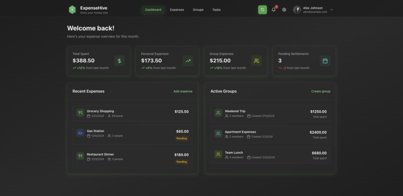 ExpenseHive – screenshot 4