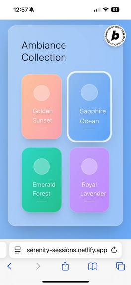 Serenity sessions – screenshot 6
