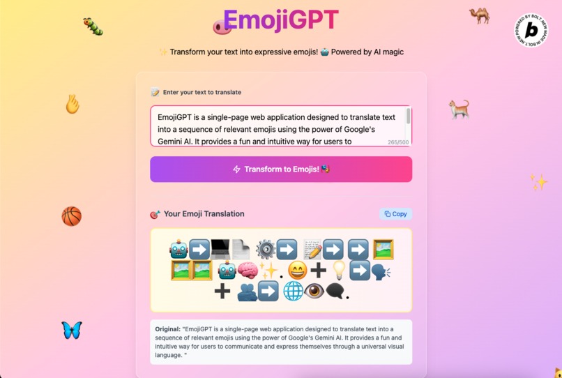 EmojiGPT – screenshot 2