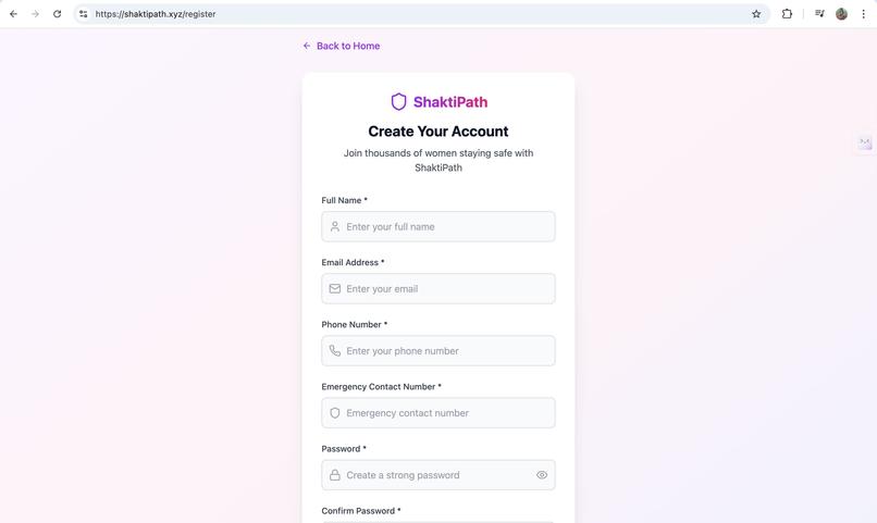ShaktiPath - a time-aware safe-route planner – screenshot 2