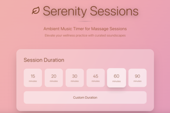 Serenity sessions