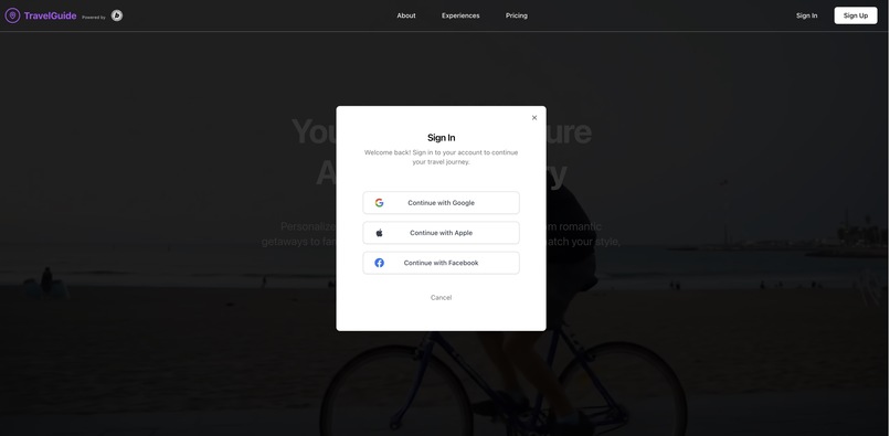 TravelGuide – screenshot 3
