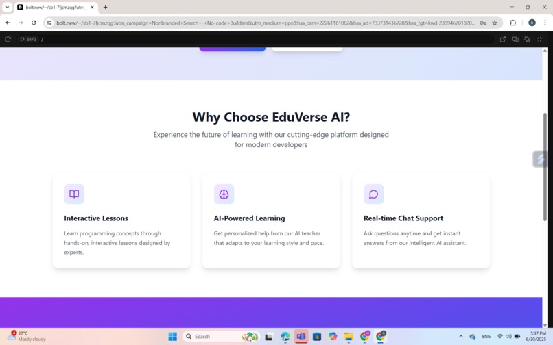 EduVerse AI–Your Personalized AITeacher for Smarter Learning – screenshot 2